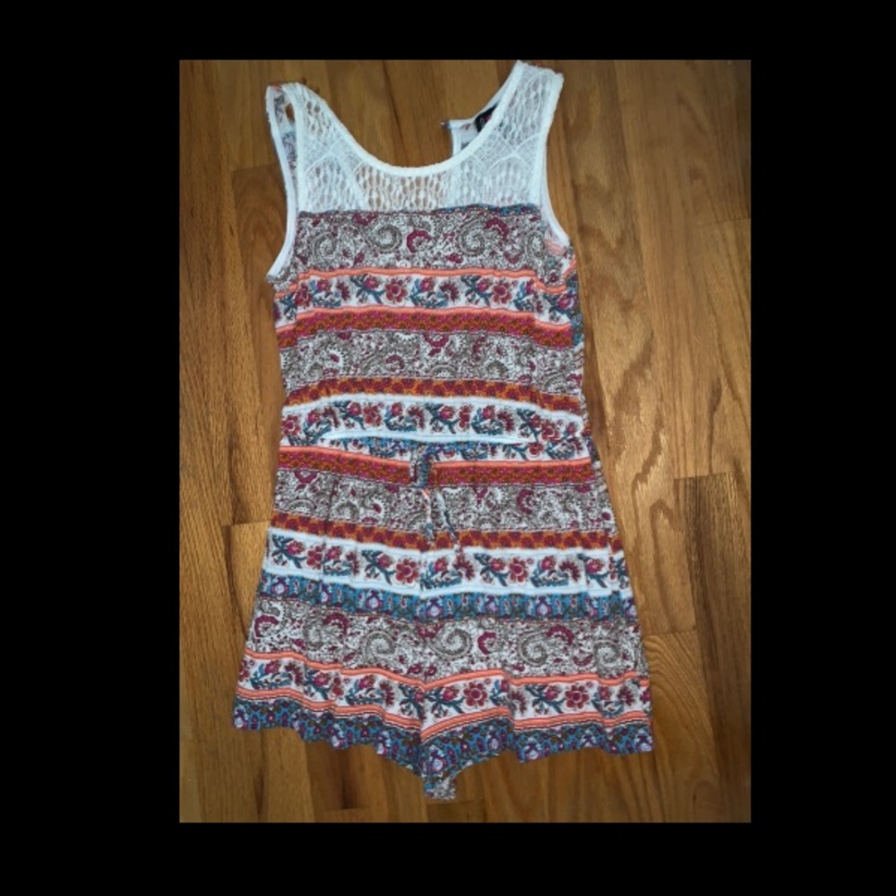 tribal flowy romper children’s